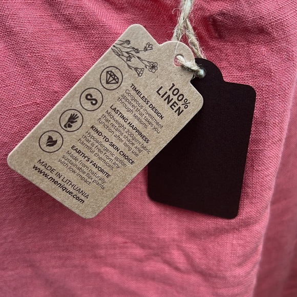 NWT Linen ,Prairie Midi-Dress - Picture 5 of 5